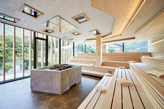 Sauna finnish presso l'hotel Lindenhof
